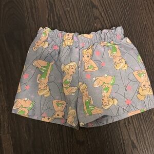 Disney Purple Tinker Bell Allover Print Shorts
